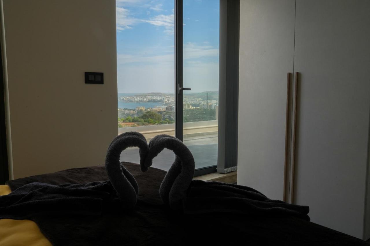 Apartmán Lux Sea&Country Views With Pool Mellieħa Exteriér fotografie