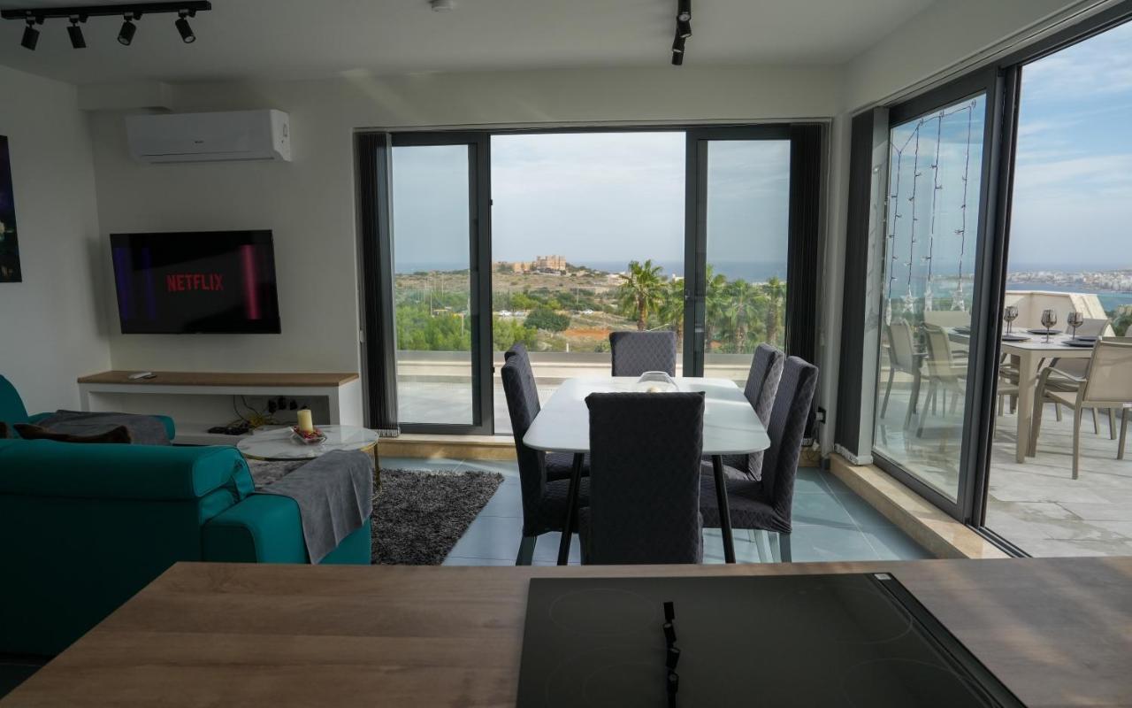 Apartmán Lux Sea&Country Views With Pool Mellieħa Exteriér fotografie